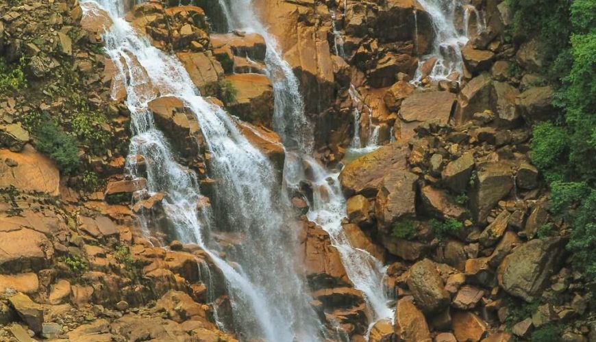 The Majestic Beauty of Wah Kaba Falls in Meghalaya