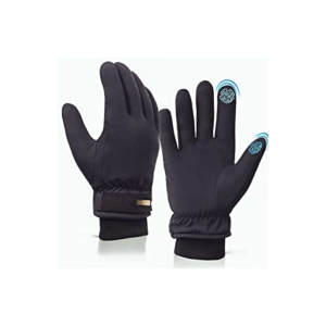 Mens and Womens Waterproof Gloves with Touchscreen Winter Gloves for Snow Minus Degrees for Trekking, Travelling (X-Large, Blue)