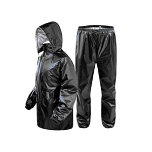 Rain Coat for Men Waterproof Raincoat with Pants Polyester Rain Coat For Men Bike Rain Suit Rain Jacket Suit Mobile Pocket with Storage Bag - SIZE- Medium (M)