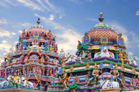 Golden Triangle & South India Temples Tour Package (12 Nights / 13 Days)