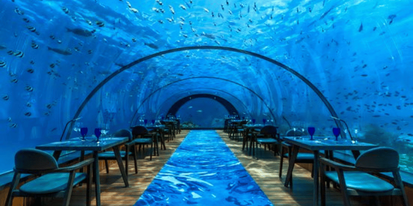 undersea restaurant maldives