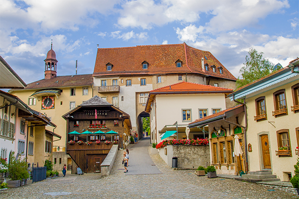 Gruyères Village (for its charming streets and cheese) || Fribourg || Switzerland