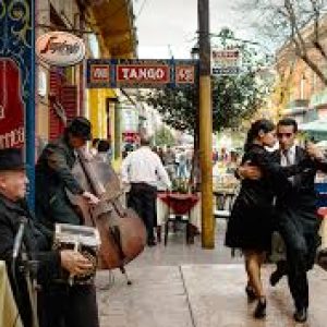 Argentine tango lesson