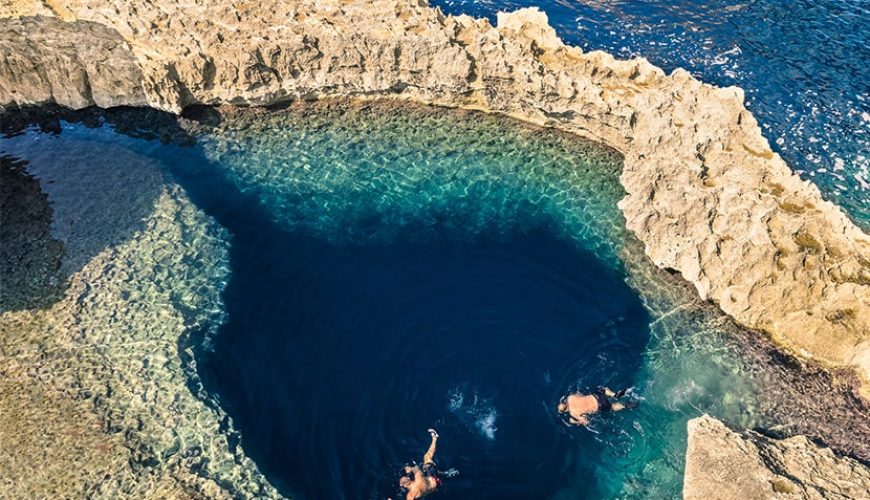 Blue Hole and Inland Sea (Gozo) || Malta