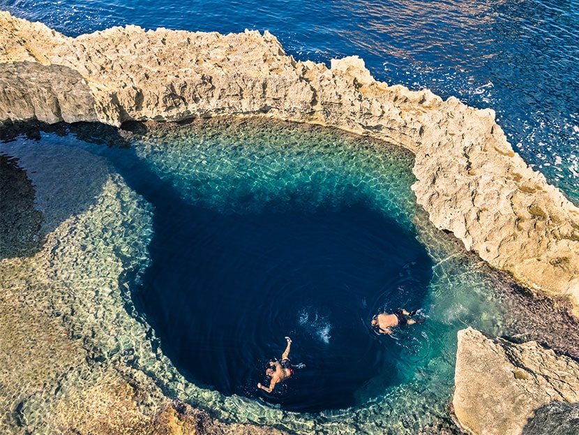 Blue Hole and Inland Sea (Gozo) || Malta