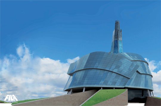 Shaw Park and Canadian Museum for Human Rights Garden of Contemplation || Winnipeg || Canada